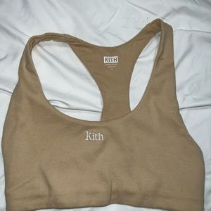 KITH Tan Sports Bra: Size Small